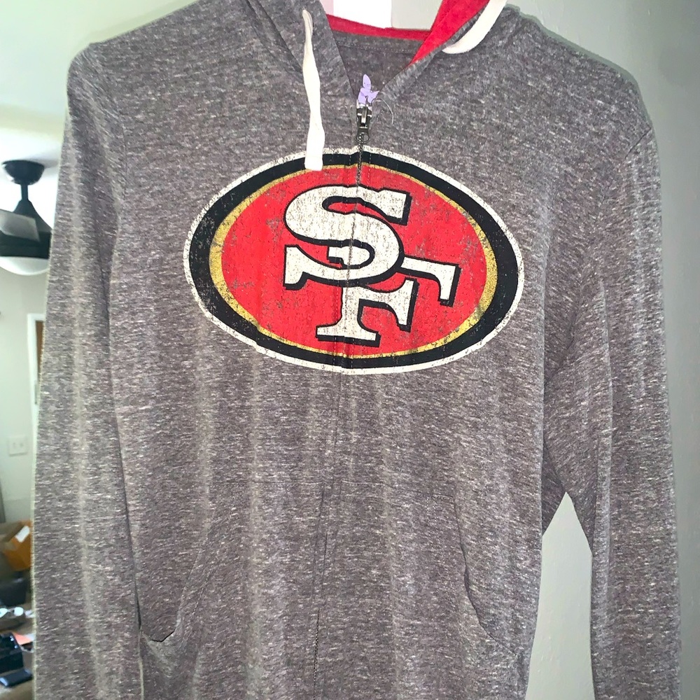 SF 49ers Woman’s Zip Up Jacket